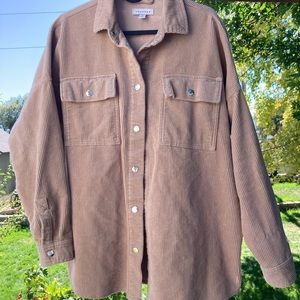Top Shop Corduroy Oversized Jacket